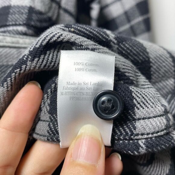 Everlane Men’s The Heavyweight Button Down Overshirt Shacket Pewter Plaid Medium - Picture 14 of 14